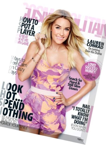 Cosmopolitan Middle East – January 2016 Cover
