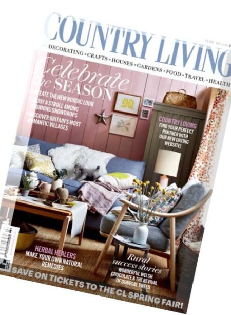 Country Living UK – February 2016 Cover