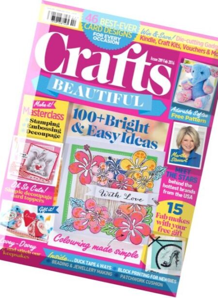 Crafts Beautiful – February 2016 Cover