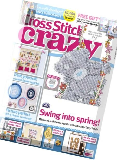 Cross Stitch Crazy – March 2016 Cover