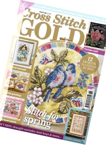 Cross Stitch Gold – Issue 126, 2016 Cover