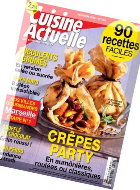 Cuisine Actuelle – Fevrier 2016 Cover