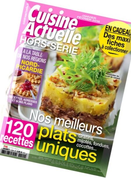 Cuisine Actuelle – Hors-Serie – Janvier-Fevrier 2016 Cover
