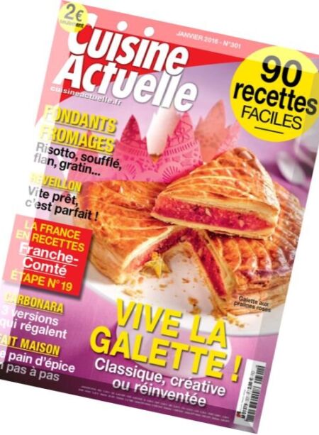 Cuisine Actuelle – Janvier 2016 Cover