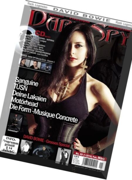 Dark Spy – Februar-Marz 2016 Cover