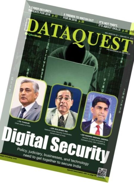 DataQuest – 31 January 2016 Cover