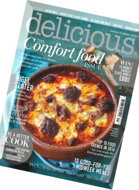 Delicious UK – January 2016 Cover