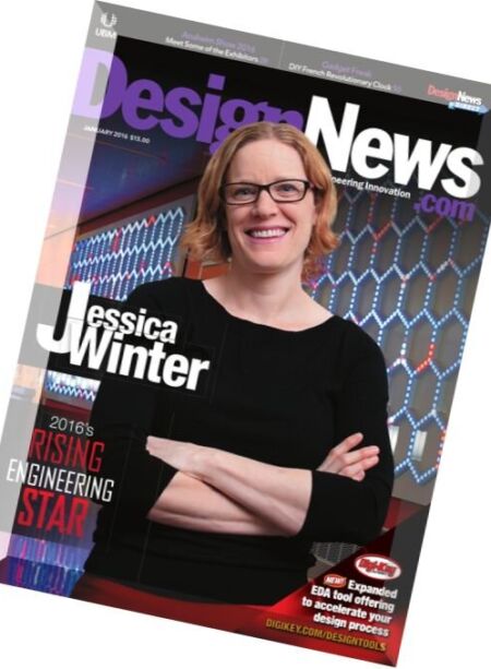 Design News – January 2016 Cover