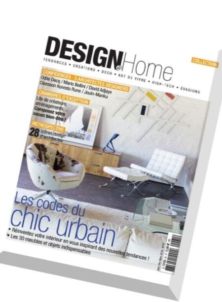 Design@Home – N 61, Janvier-Fevrier-Mars 2016 Cover