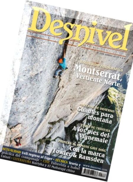 Desnivel – Enero 2016 Cover