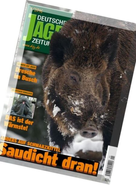 Deutsche Jagdzeitung – Januar 2016 Cover