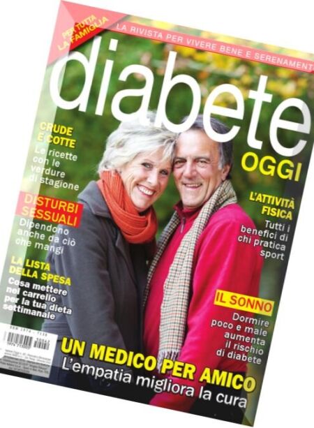 Diabete Oggi – Dicembre 2015 – Gennaio 2016 Cover