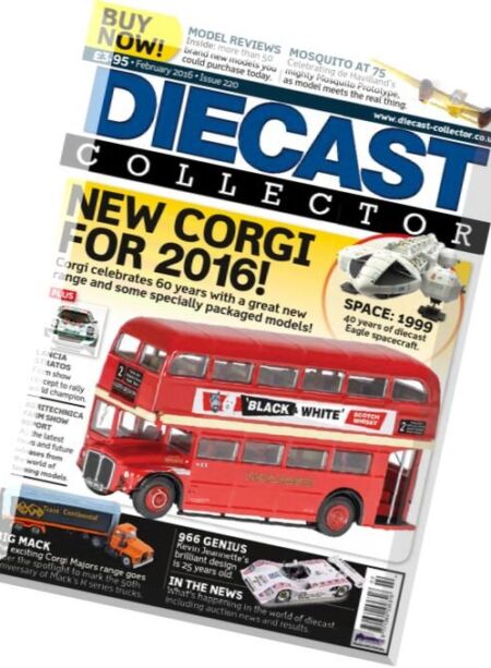Diecast Collector – February 2016 Cover
