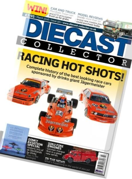 Diecast Collector – March 2016 Cover