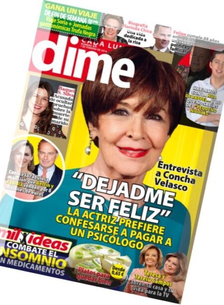 Dime – 1 Febrero 2016 Cover