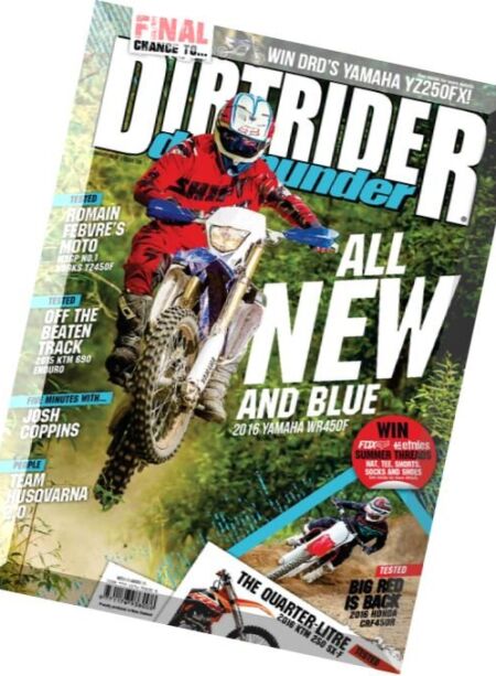 Dirt Rider Downunder – February 2016 Cover