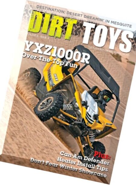 Dirt Toys – December 2015 Cover