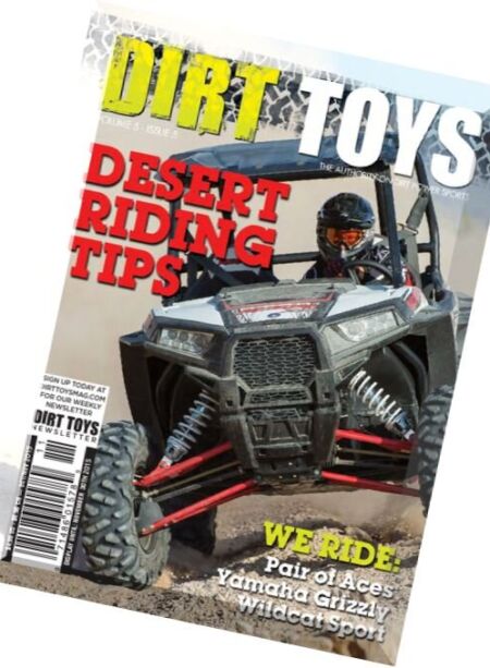 Dirt Toys – October 2015 Cover
