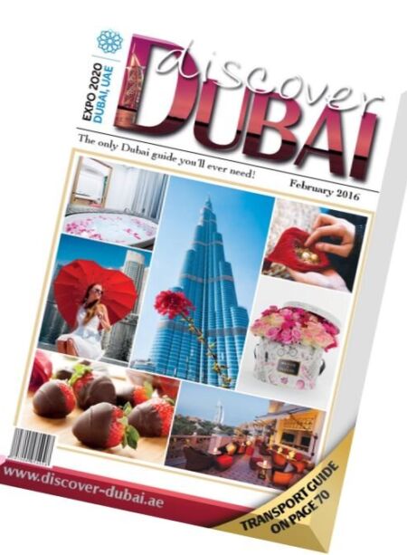 Discover Dubai – February 2016 Cover