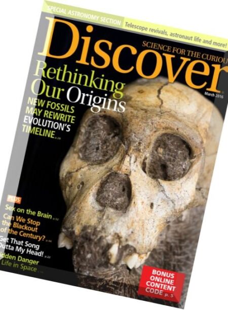 Discover – March 2016 Cover