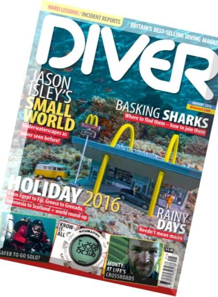 Diver – January 2016 Cover