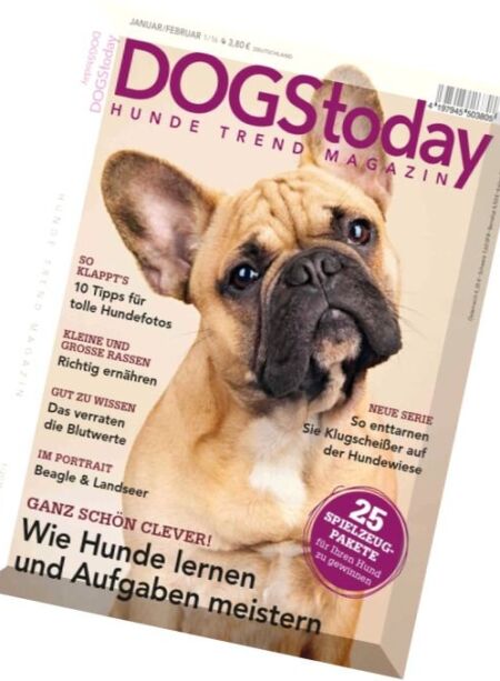 Dogs Today – Januar-Februar 2016 Cover