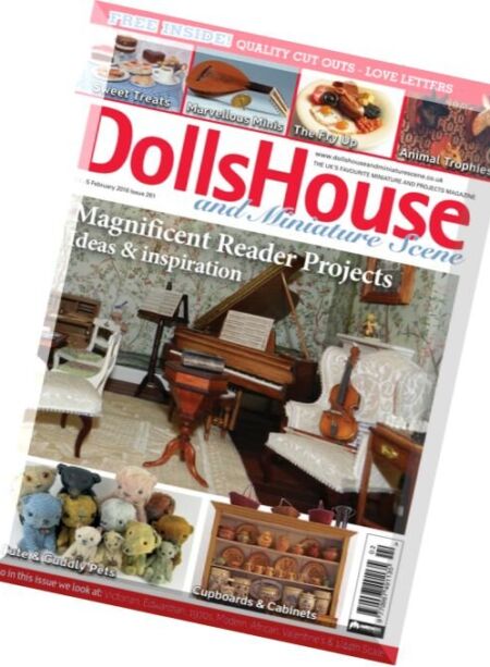 Dolls House and Miniature Scene – February 2016 Cover