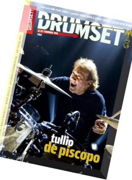 Drumset Mag – Febbraio 2016 Cover