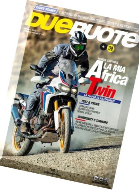 DueRuote – Gennaio 2016 Cover