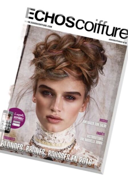 EchosCoiffure – Janvier-Fevrier 2016 Cover