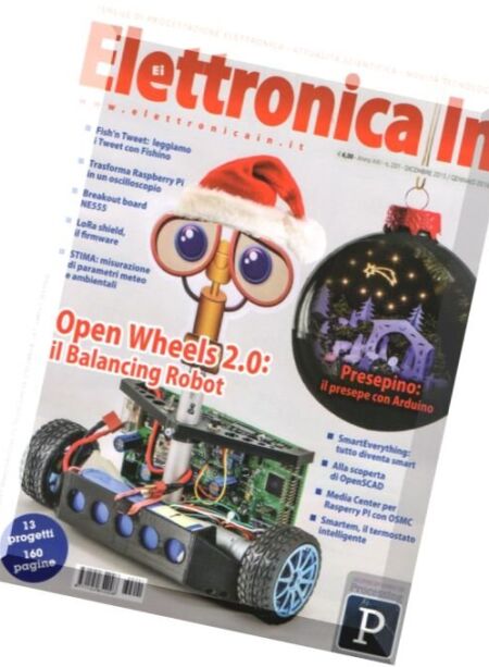 Elettronica In – Dicembre 2015 – Gennaio 2016 Cover