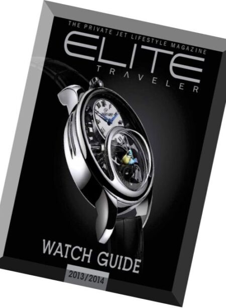 Elite Traveler Watch Guide – 2013-2014 Cover