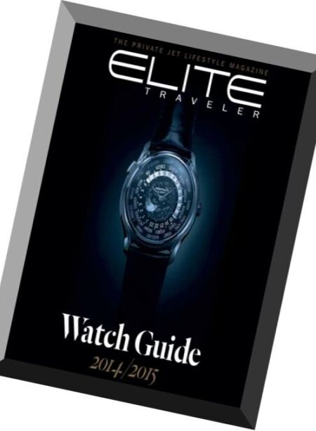 Elite Traveler Watch Guide – 2014-2015 Cover
