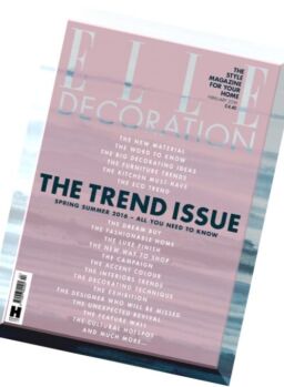 Elle Decoration UK – February 2016