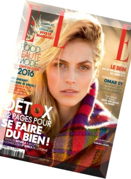 Elle France – 15 Janvier 2016 Cover