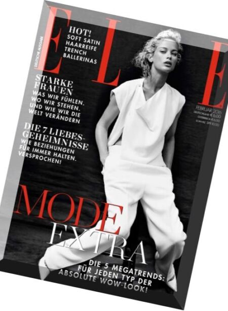 Elle Germany – Februar 2016 Cover