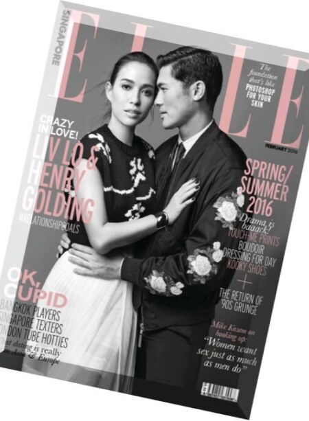 ELLE Singapore – February 2016 Cover