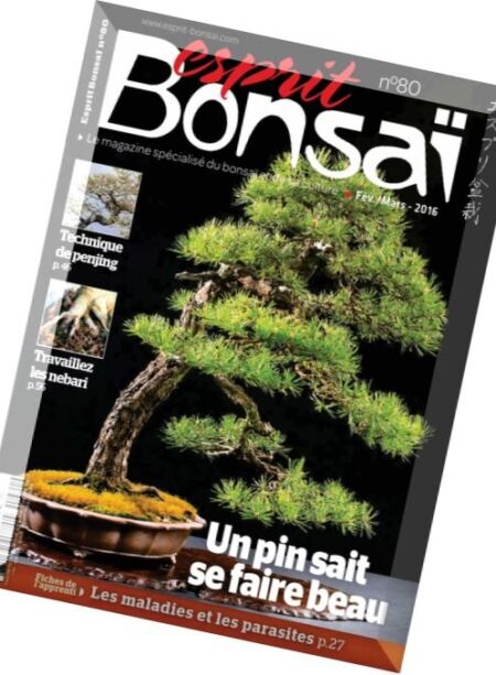 Esprit Bonsai – Fevrier-Mars 2016 Cover