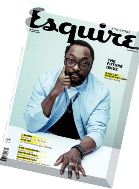 Esquire Singapore – January 2016 Cover