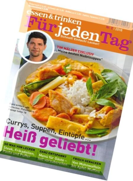 Essen und Trinken – Fur jeden Tag – Februar 2016 Cover