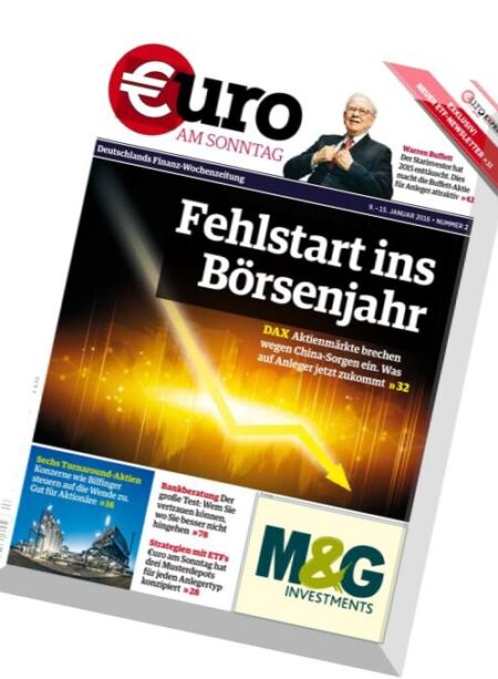 Euro am Sonntag – 9 Januar 2016 Cover