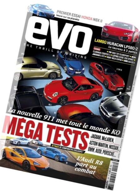 Evo France – Fevrier 2016 Cover