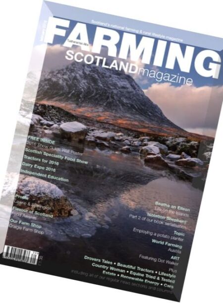Farming Scotland Magazine – January-February 2016 Cover