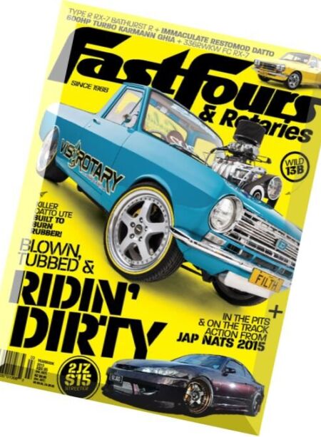 Fast Fours & Rotaries – Yearbook 2015 Cover