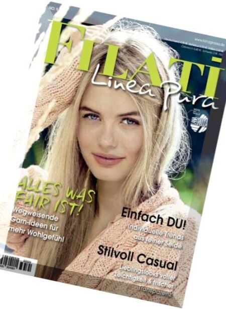 Filati Linea Pura – N 9, 2016 Cover