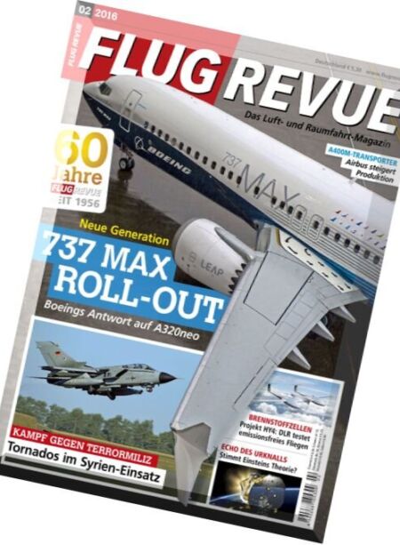 FLUG REVUE – Nr.2, Februar 2016 Cover