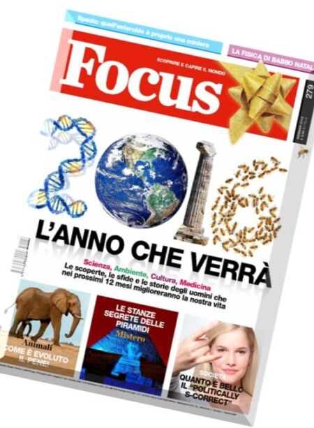 Focus Italia – Gennaio 2016 Cover