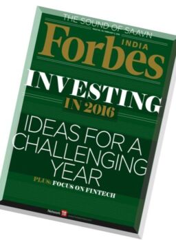 Forbes India – 5 February 2016