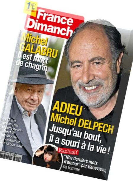 France Dimanche – 8 au 14 Janvier 2016 Cover
