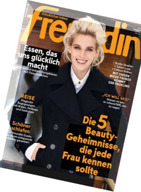 Freundin – 13 Januar 2016 Cover